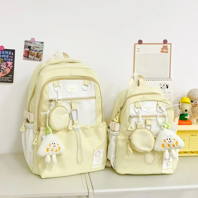 sac à dos mignon de grande capacité pour adolescentes, sac à dos pour ordinateur portable réutilisable pour filles, sacs à dos pour filles de 10 à 12 ans, léger et résistant à la saleté, cadeau.