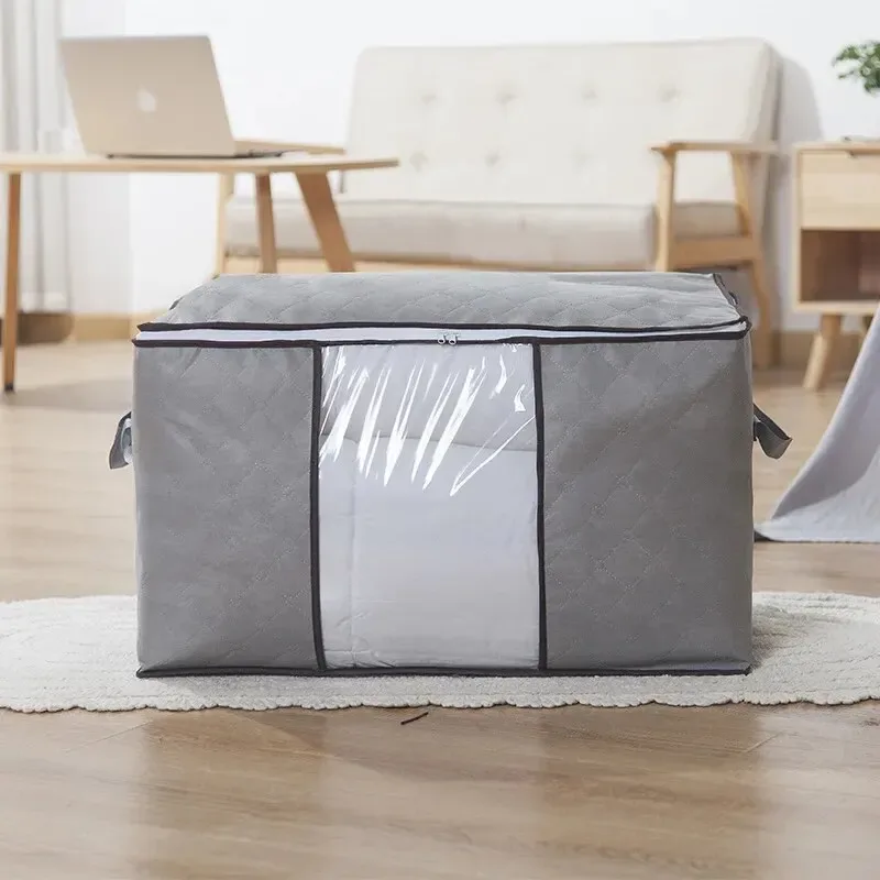 sac de rangement pour vêtements et couette, sac de rangement pour bagages, emballage mobile, sac résistant à l'humidité, sac de rangement pour couette non tissée, sac d'emballage