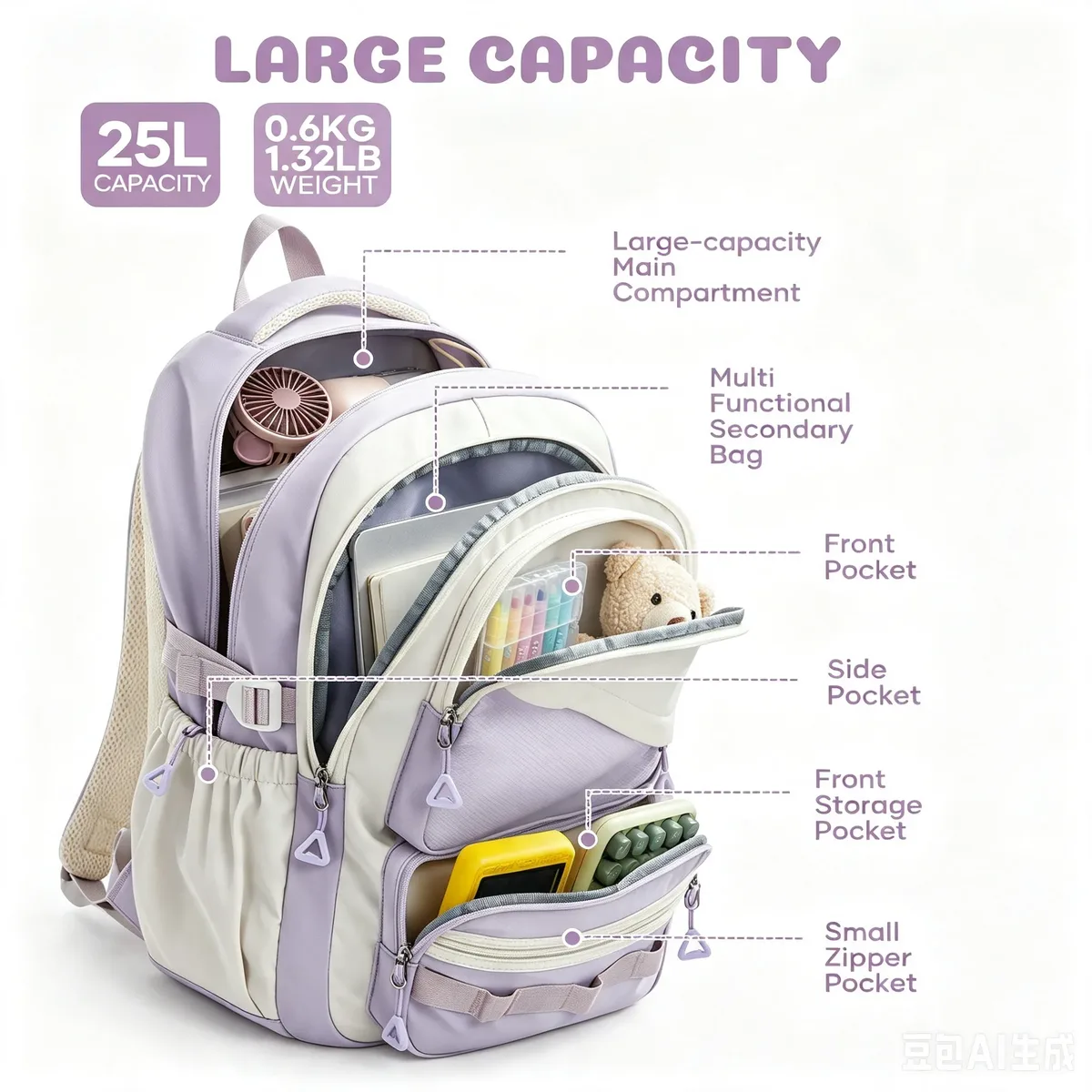 sac d'école pour filles, sac à dos scolaire pour adolescentes, sacs à dos de voyage mignons pour filles, sac à dos pour filles de 5e année du primaire
