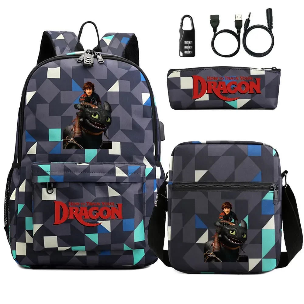 sac dos oxford université logo how to train your dragon motif dragons poche téléphone portable bandoulière arquée fermeture éclair usage enfant voyage