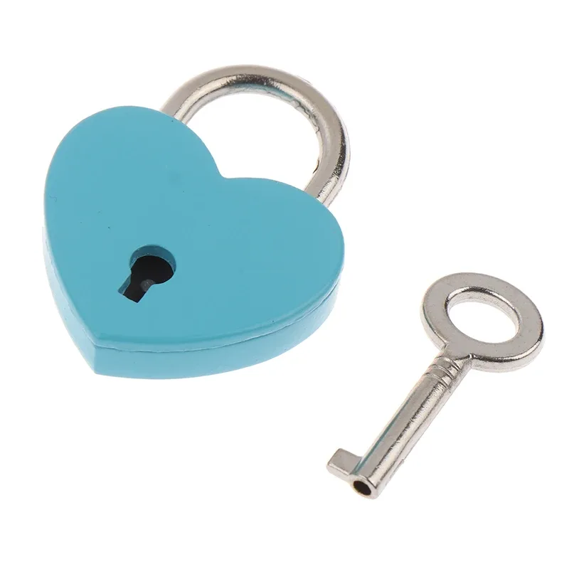 cadenas forme cœur métal noir rose rouge bleu doré voyage mariage bijoux valise cadeau noël