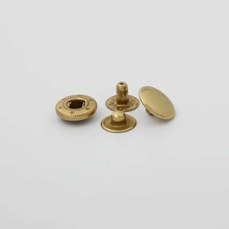 lèvent pression décoratifs en cuivre arc-en-ciel pour vêtements et sacs à dos, boutons à pression en métal, 10 couleurs, 12mm, 20-100 ensembles