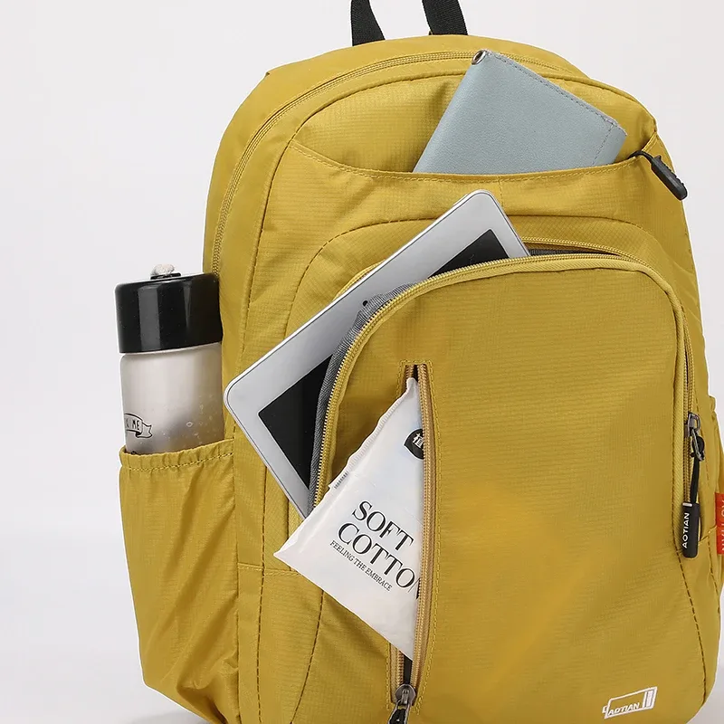 sac à dos oxford imperméable pour femmes, sac à dos de grande capacité pour l'école, sac de voyage léger et portable pour dames