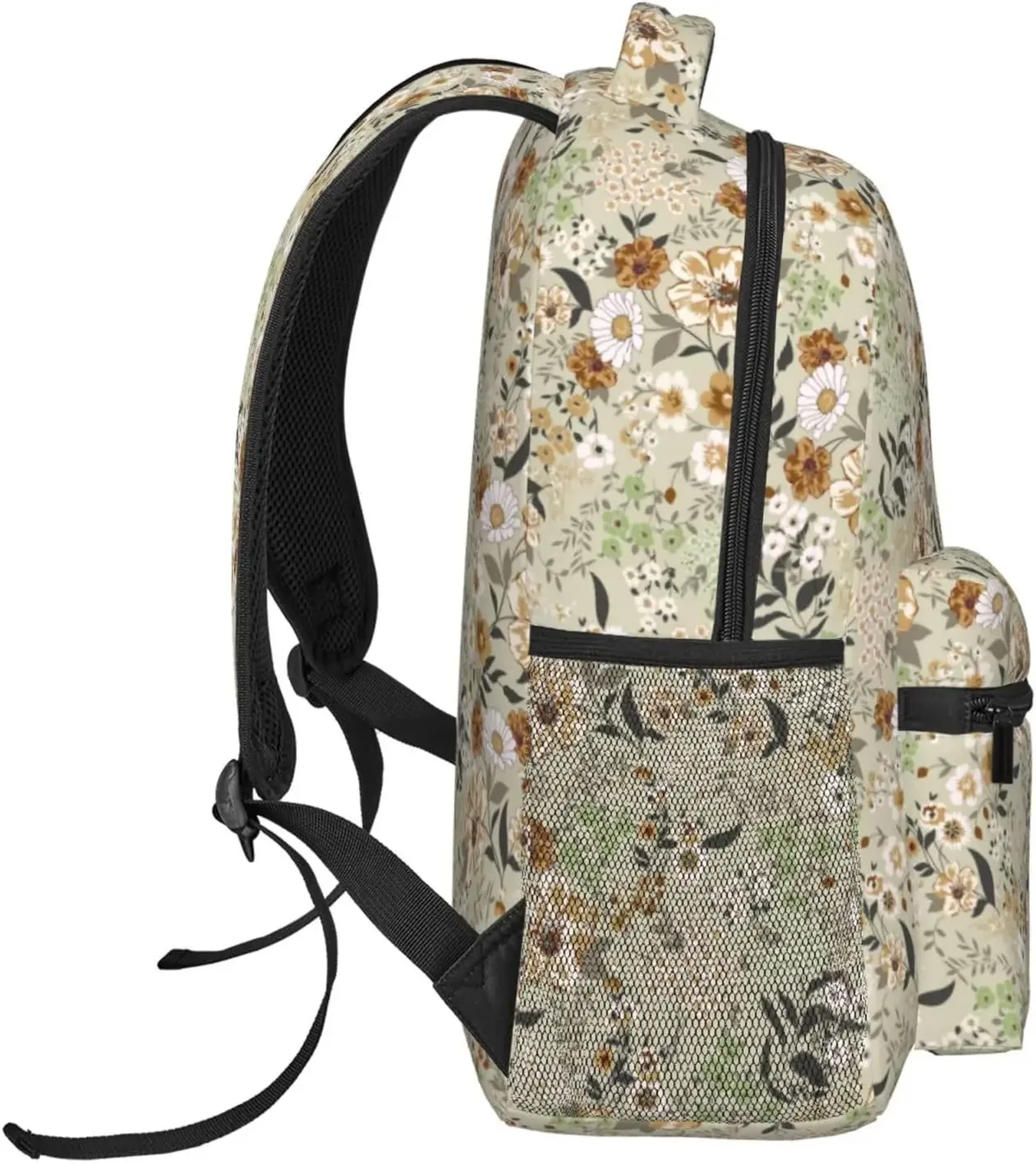 sac à dos léger pour ordinateur portable pour femme et homme, jolie petite fleur, cartable universitaire, sac de jour décontracté, sac de voyage