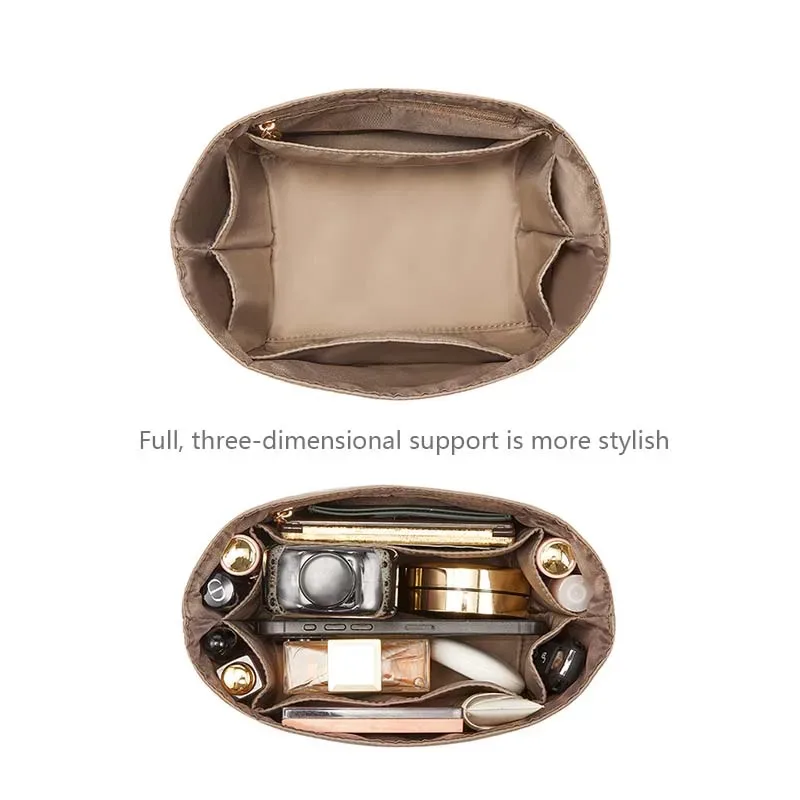 organisateur de sac pour picotin 18 22, insert de rangement en nylon, support de forme, doublure intérieure, accessoires de modification pour sacs, pour un rangement ordonné et soigné