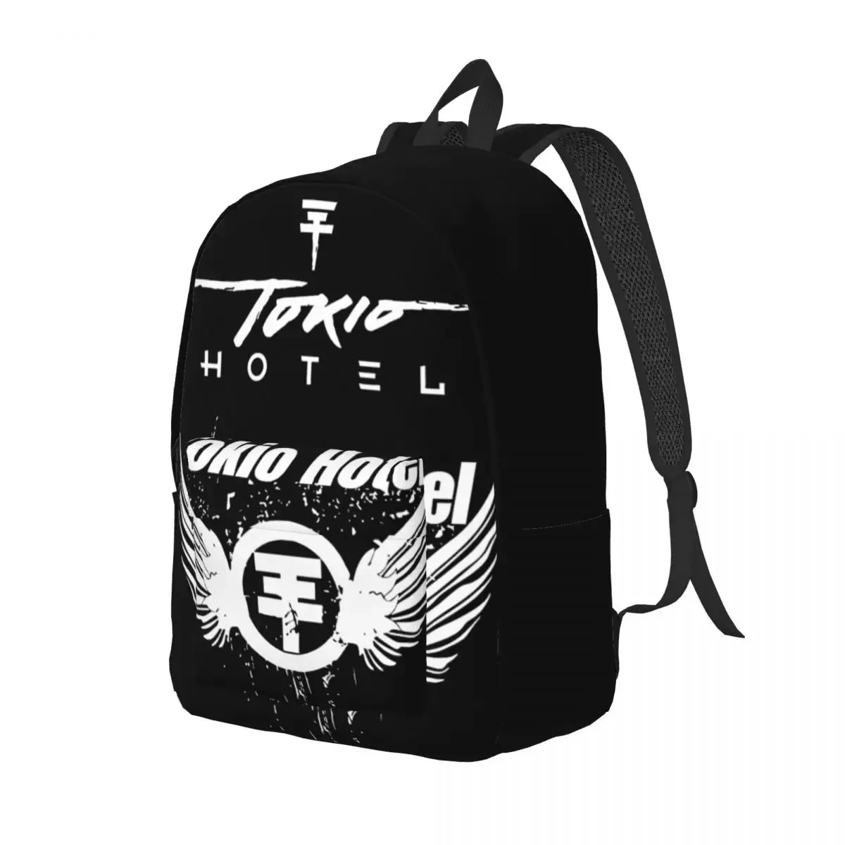 tokio hotel merch tokio hotel logo sac à dos pour hommes femmes mode lycée travail sac à dos rock band collège toile sacs sport