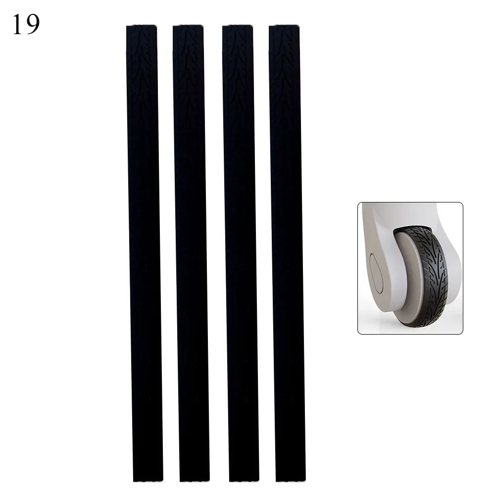 protecteur de roues à bagages en silicone, 8/4 pièces, roulettes pour chaussures, valise à bagages antidérapante, réduit le bruit, accessoires de couverture