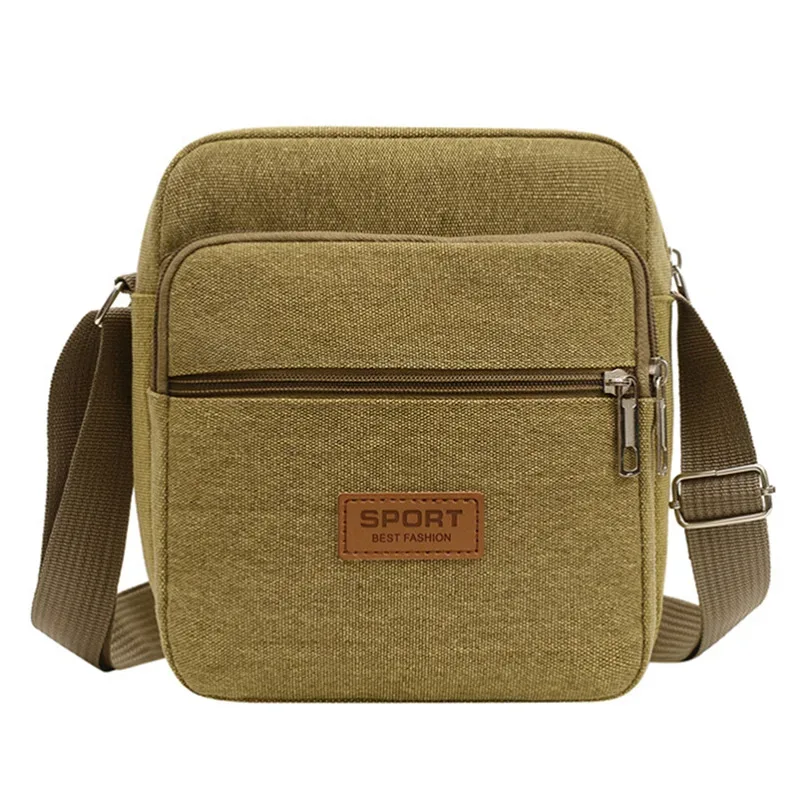 sac à bandoulière pour hommes affaires loisirs grande capacité sac à main portable fermeture éclair multicouche étanche été sacs à bandoulière pour hommes