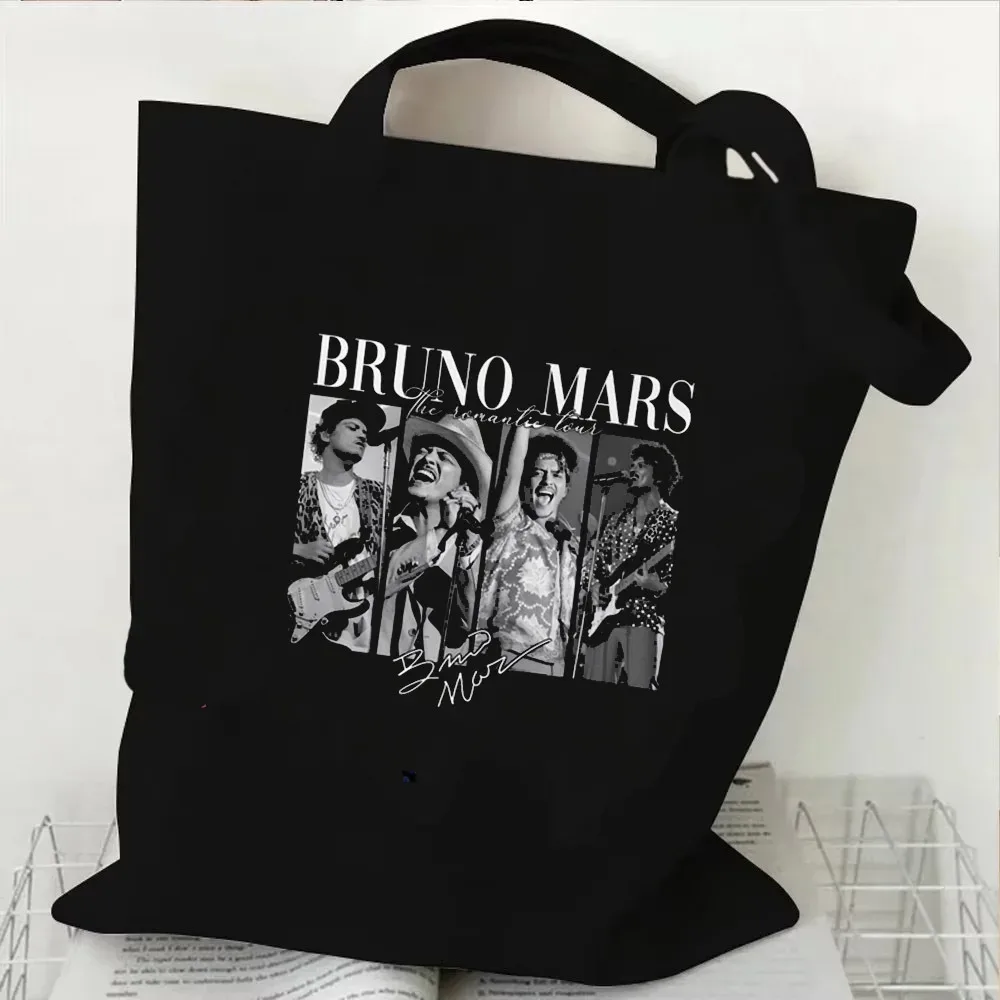 sac fourre-tout bruno mars y2k personnalisable, sacs en tissu pour le shopping, les courses, femme