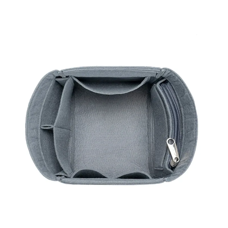 organisateur de sac à cosmétiques en feutre pour femme avec fermeture éclair, insert de sac fourre-tout, compatible avec picotin 18 22, nouveauté 2026
