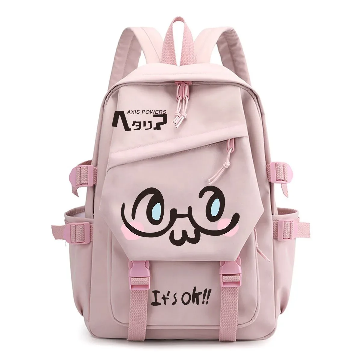 sac à dos axis power hetalia sac à dos d'école pour étudiants, imprimé de dessins animés mignons, léger, grande capacité, pour hommes et femmes, sacs à dos de voyage
