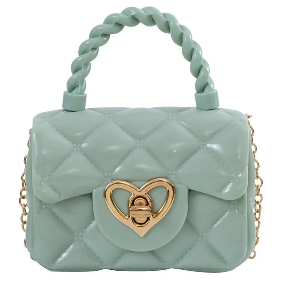 sacs à bandoulière en cuir pu pour enfants, sacs initiés par le cœur, mini porte-monnaie pour enfants, sac à msi pour filles, sac à main pour enfants, cadeaux à la mode
