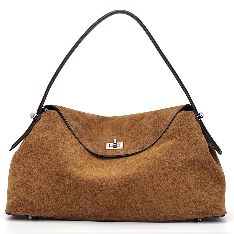 sac à main en cuir véritable pour femme 2026 – sac à bandoulière de luxe de créateur en cuir de vachette de haute qualité, grande capacité, sacs de shopping à porter en travers du corps