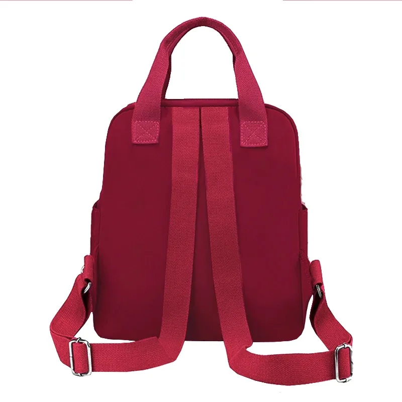sac à dos matelassé polyvalent pour femme, design compact et tendance, multi-compartiments pratiques pour les courts séjours du week-end