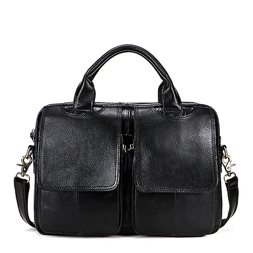 westal-sac en cuir véritable pour hommes, étuis à bombes, sac pour ordinateur portable, fourre-tout pour documents, sacs de bureau pour hommes, sacs de messager, 8002