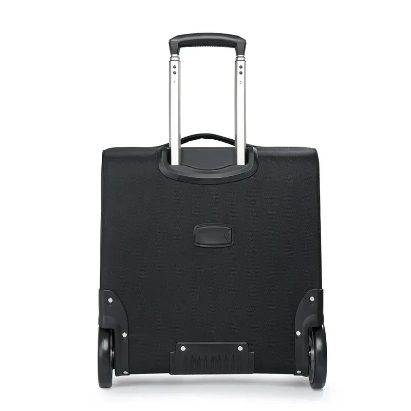 valises de voyage de 19 pouces, bagages à roulettes, sac d'affaires pour ordinateur portable, valise à roulettes en tissu oxford avec grandes roues, bagage à main