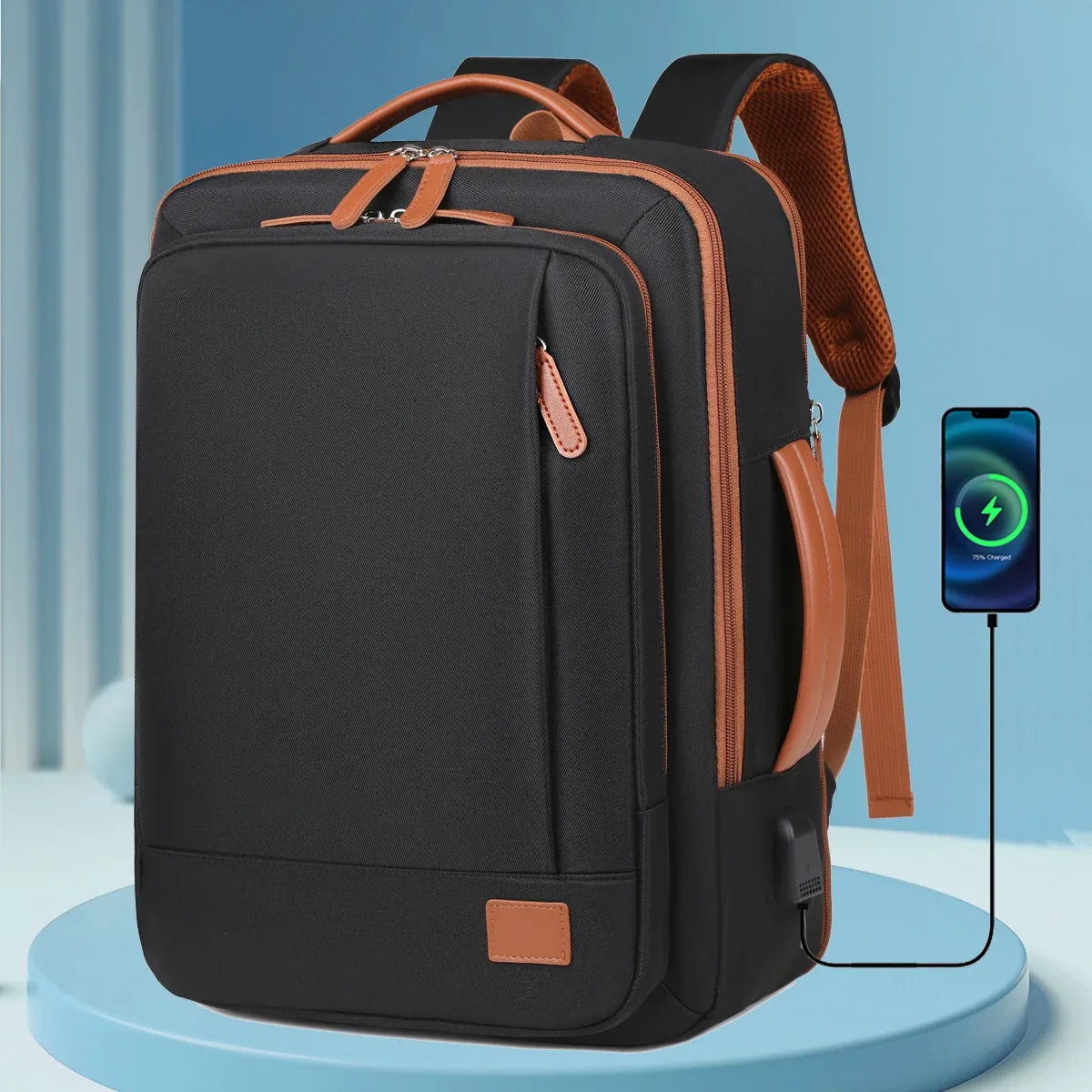 le nouveau sac à dos unisexe pour les voyages d'affaires à courte distance, sac de voyage léger, sac d'école pour ordinateur, combinaison de sacs de rangement