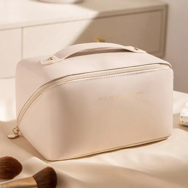sac de rangement de cosmétiques, grande capacité, portable, ins, haut de gamme, célèbre sur internet, nouveaux cosmétiques de voyage, sac de rangement de produits de toilette
