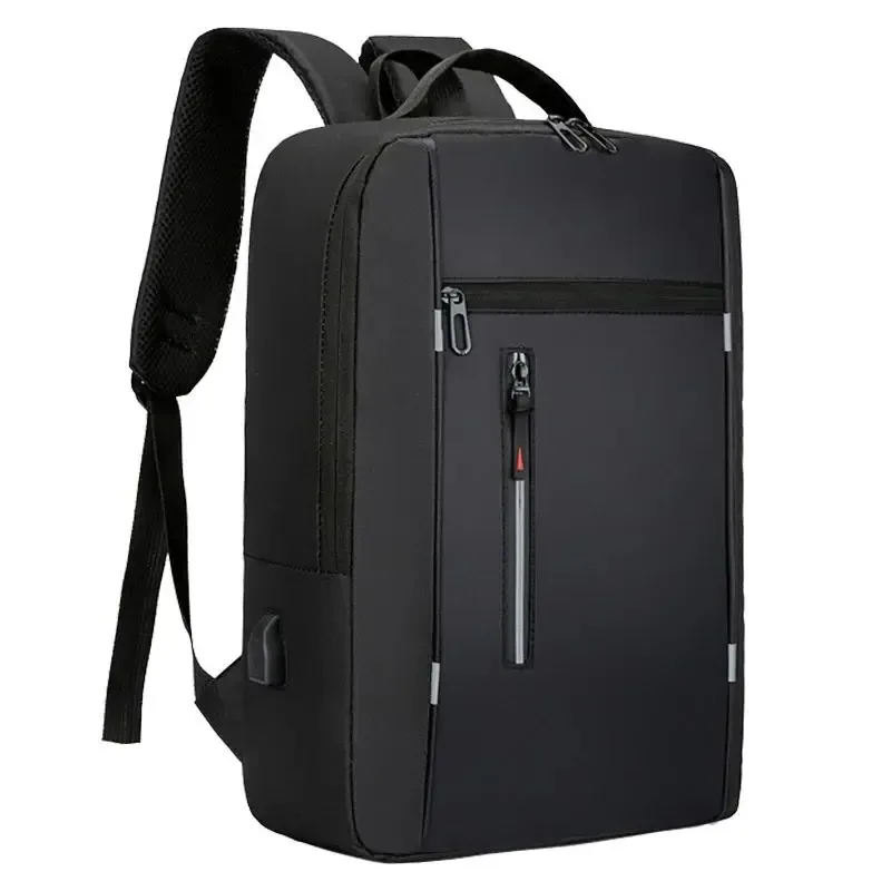 sac à dos oxford étanche pour hommes, 15.6 pouces, avec port de chargement usb, sac d'école de voyage d'affaires de grande capacité