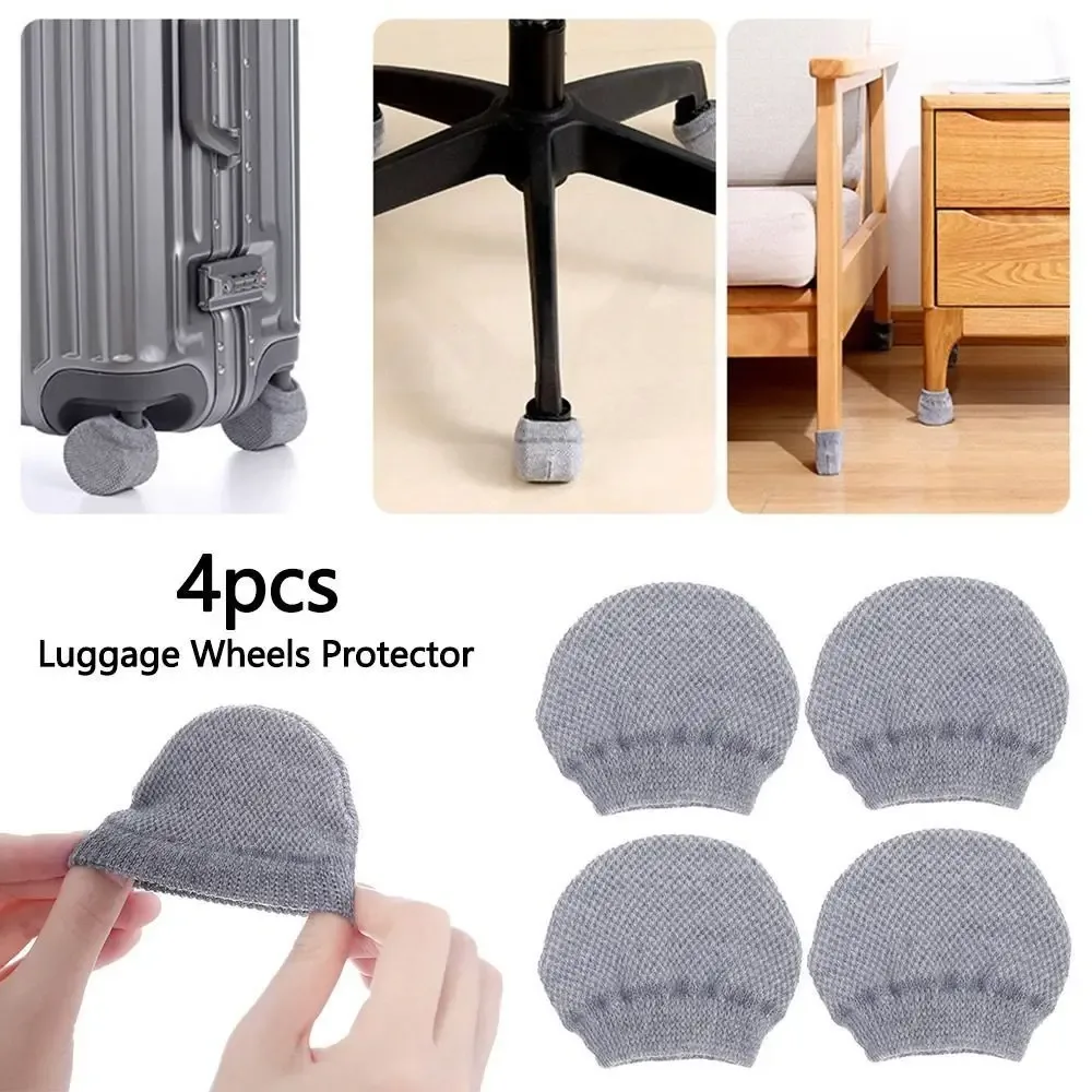 Juste de Protection artificiel astique pour Roues de Bagages, Résistante à l'Usure, pour Gril, Valise, Absorption des Chocs, Coussin de Pied pour Chaise