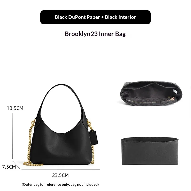 insert organisateur de sac pour brooklyn 28 34 39, insert de sac léger, rangement, accessoires de support pour sacs en papier imperméables