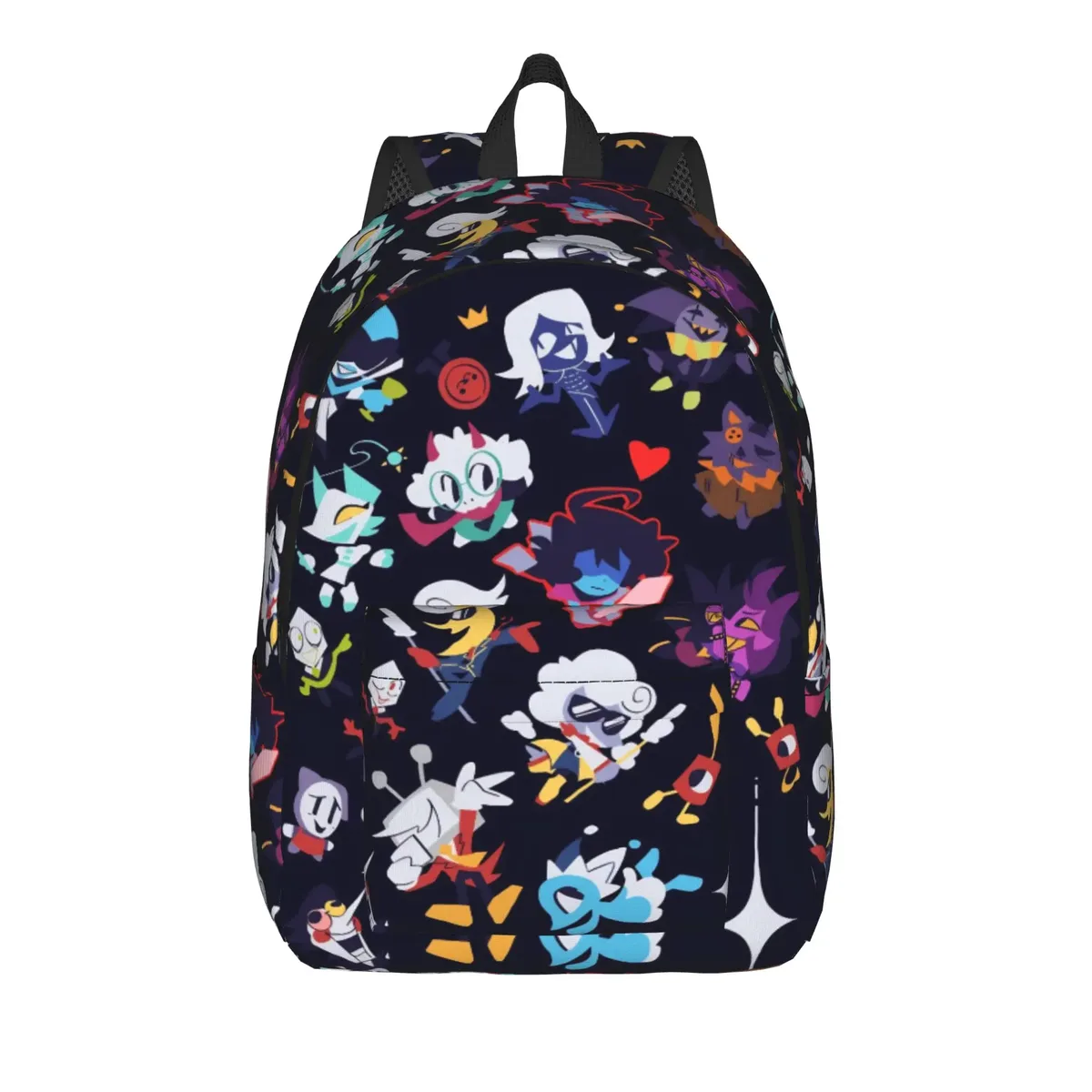 sac à dos de jeu deltarunes pour hommes, femmes, adolescents, lycéens, randonnée, voyage, sac à dos de jour, sacs en toile pour ordinateur portable avec poche