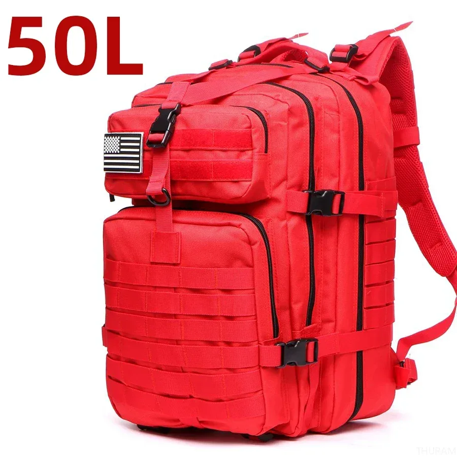 sac dos nylon rose bandes horizontales poche latérale drapeau américain sangles ajustables grande capacité voyage randonnée