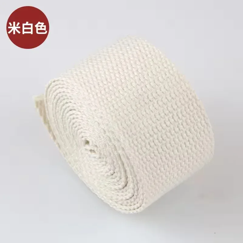 bretelles en sangle en coton 2/3/5m, fournitures artisanales, bricolage, tissu à coudre décoratif, artisanat, sangle en nylon, corde pour animaux de compagnie, accessoires pour sac à dos