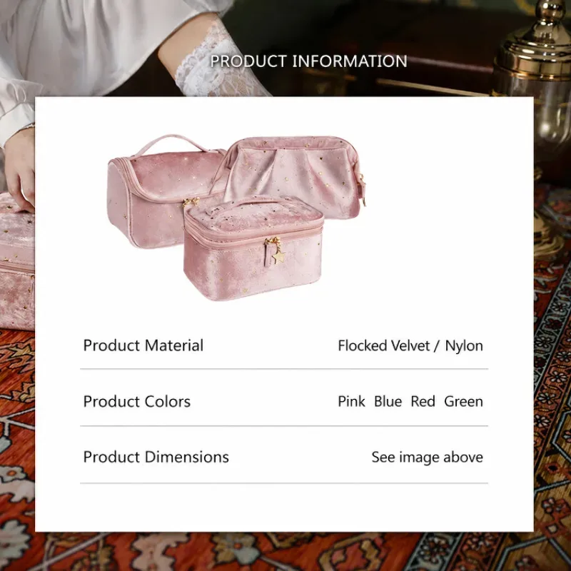 sac de maquillage portable pour femmes, organiseur de cosmétiques de grande capacité, sac de rangement pour produits de soin de la peau, trousse de toilette pour les voyages et les déplacements professionnels