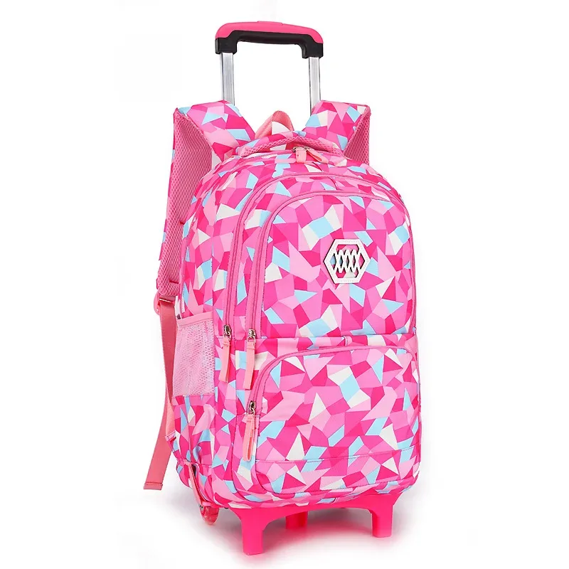 sacs à dos d'école à roulettes pour enfants, sacs à roulettes, sac d'école étanche pour adolescentes, sac de voyage à roulettes pour enfants