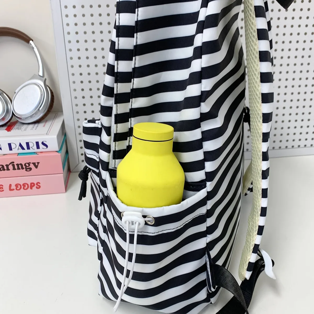 sacs à dos rayés grande capacité en nylon sacs de loisirs ou de voyage marque sacs d'école frais de haute qualité nouveau en 2025 grands paquets
