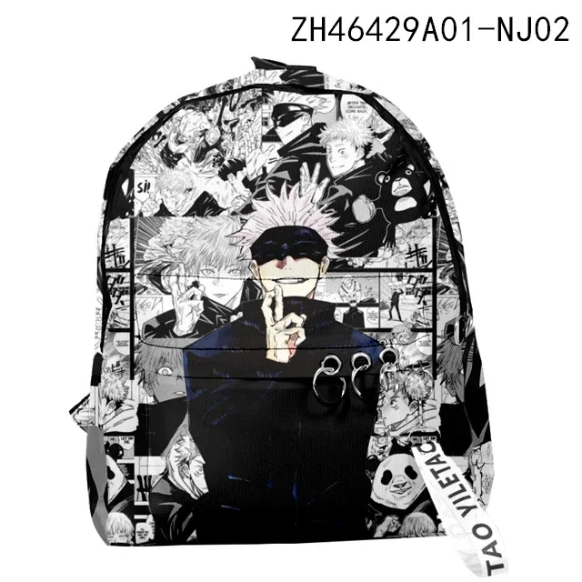 sac à bandoulière imperméable anime satoru gojo pour garçons et filles, sacs à bandoulière oxford, sac de sport décontracté, sac de voyage initié