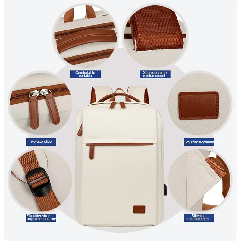 sac à dos pour femmes avec logo, idéal pour les voyages d'affaires, cadeau d'entreprise, sac à dos pour ordinateur portable, sac à dos de voyage, motif imprimé avec nom