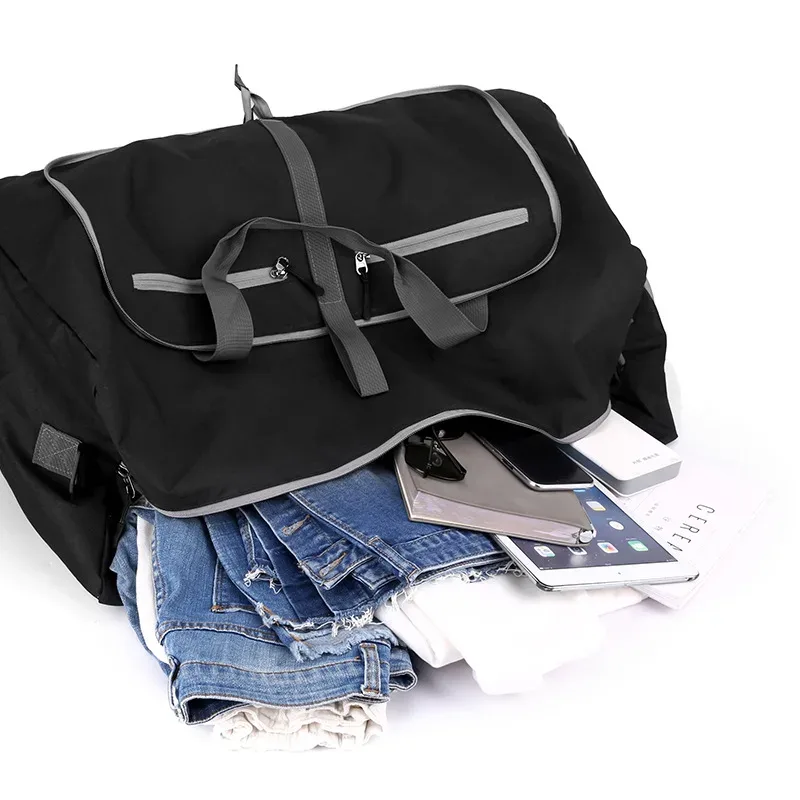 sac à main de voyage pliable, sac de sport de fitness de grande capacité, sac de rangement multifonctionnel à compartiment à chaussures indépendant