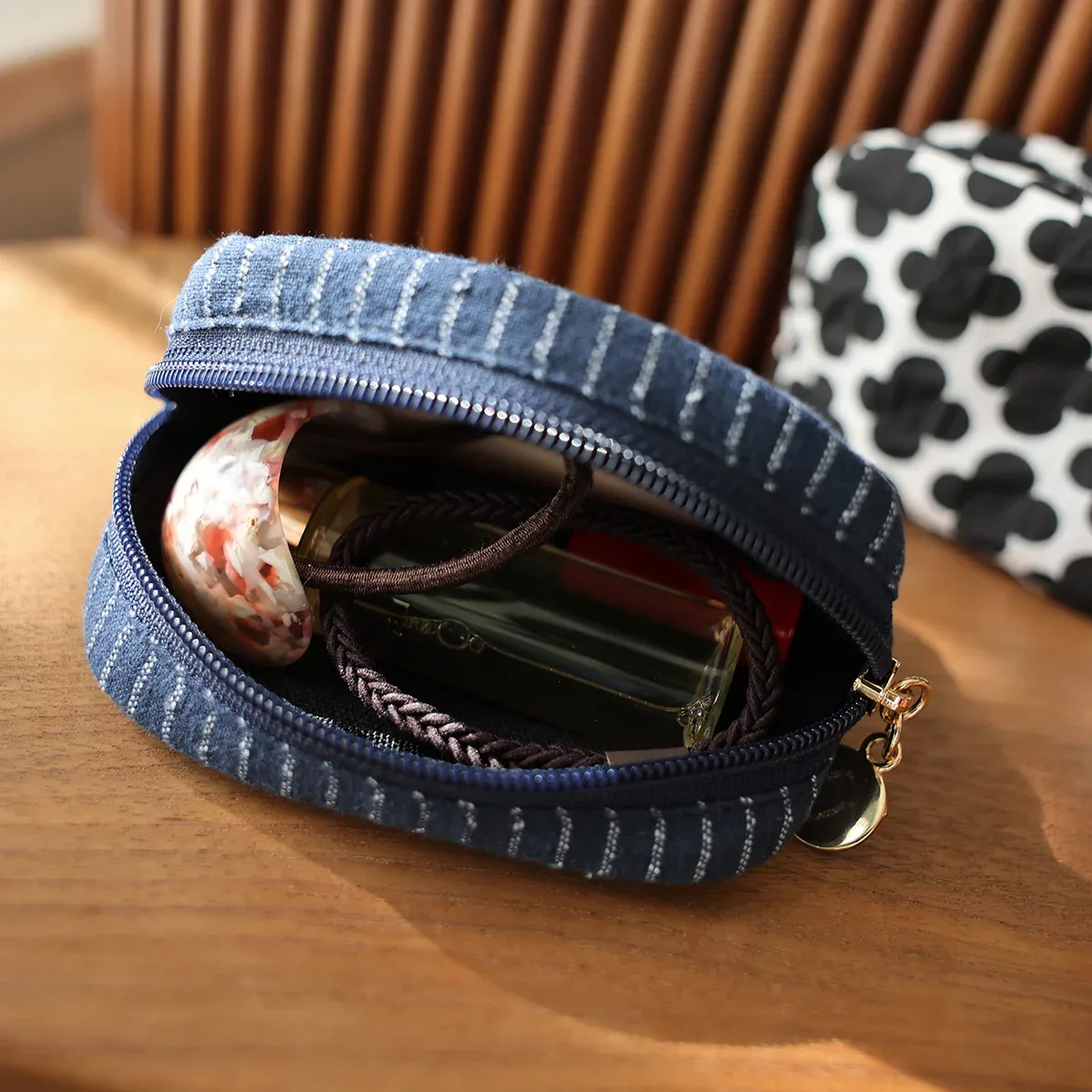 mini sac mignon pour filles, sac de rangement pour rouge à lèvres, bijoux, écouteurs, anneaux, colliers, porte-cartes portable, petit sac cosmétique