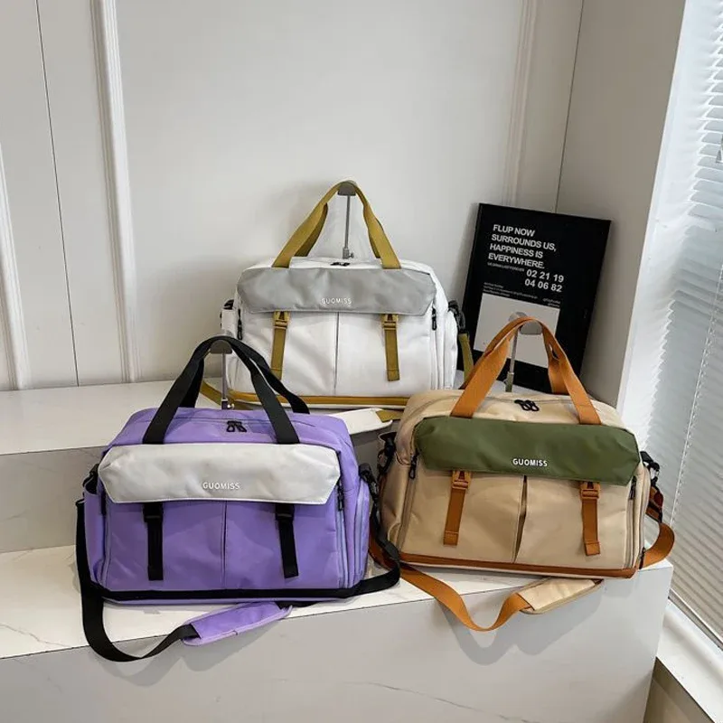 flying stars – sac à main de grande capacité pour femmes, sac à bandoulière de voyage, fitness, sport, natation, séparation humide et sèche, grand sac