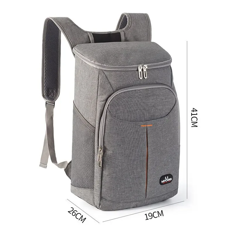 nouveau sac de glace en plein air sac isolé à main sac à dos grande capacité sac de pique-nique multifonctionnel