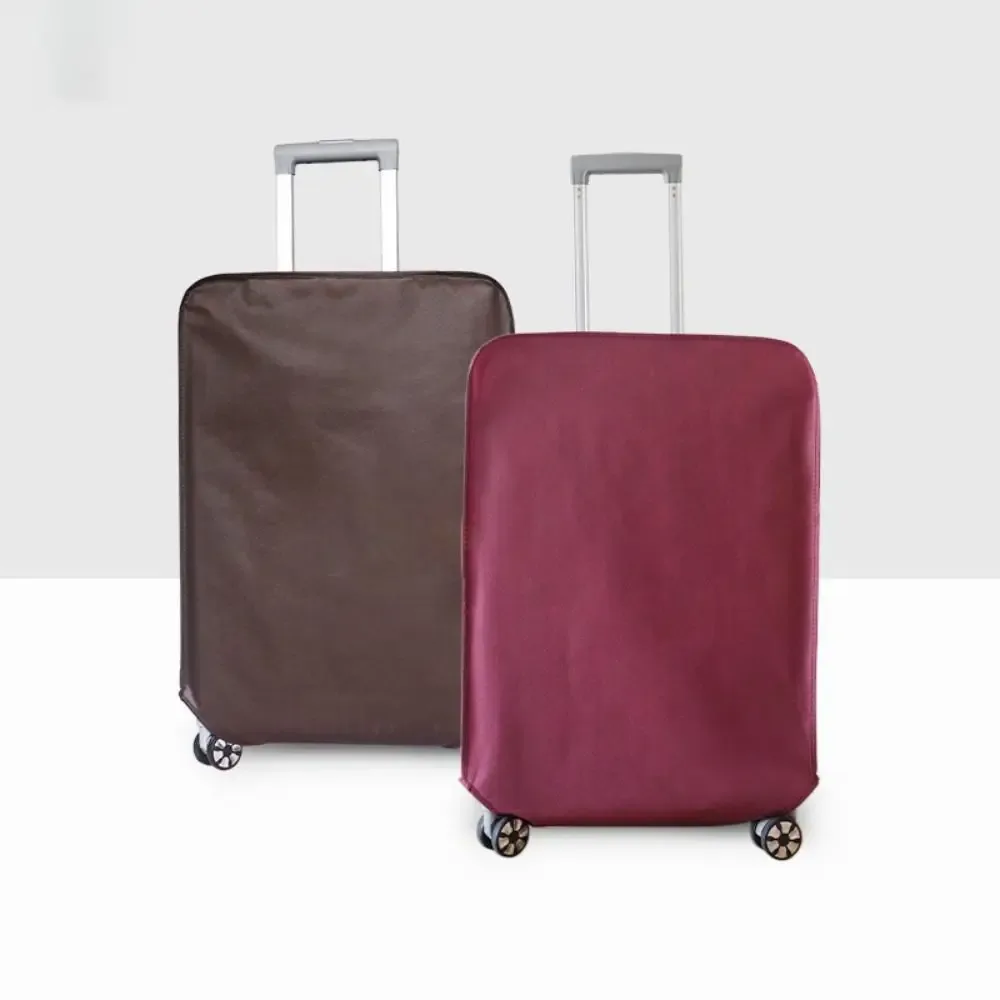 housse de protection pour bagages non tissée, anti-poussière, résistante à l'usure, couleur unie, anti-rayures, pour valise à roulettes, nouvelle collection