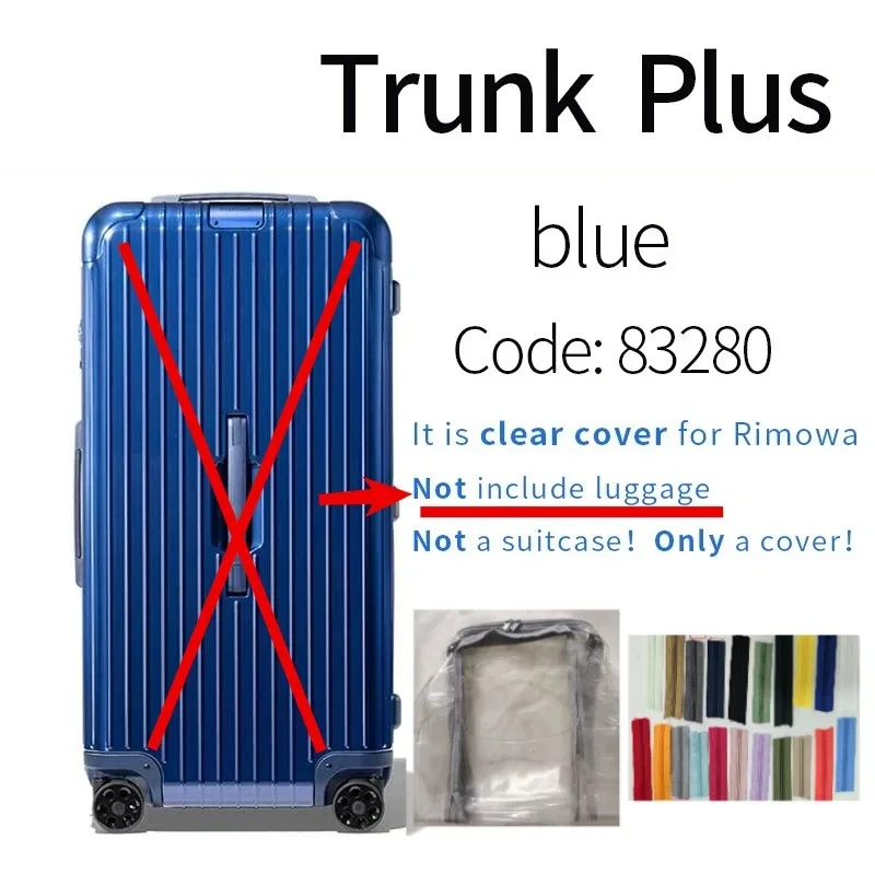 housses transparentes en pvc adaptées aux bagages rim essential 33 pouces, protection de valise de voyage, accessoires transparents, housse de protection anti-rayures