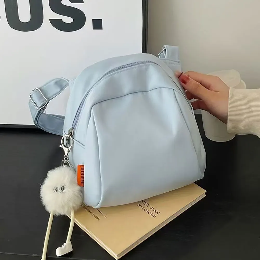 sac en tissu nylon décontracté pour femmes, nouveau sac bandoulière léger et polyvalent de style coquille, grande capacité, petit sac à bandoulière