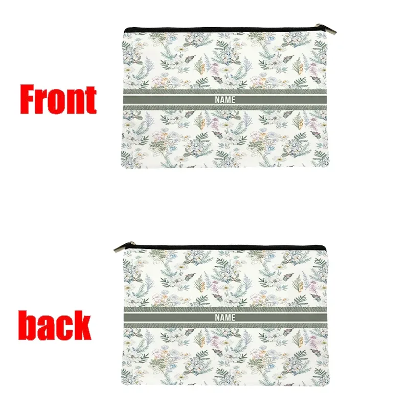 pochette de maquillage personnalisable pour femme, pochette de fête, pochette de mariage, pochette de voyage, trousse de maquillage en toile simple, organisateur, cadeaux pour femme