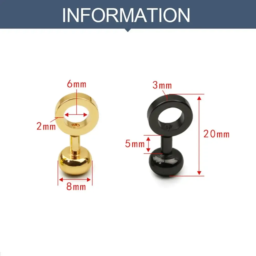 accessoires en cuivre pur pour sac, boucle de chaîne à fermeture éclair, remplacement des boucles de transformation, boutons matériels, kit de réparation de sac à main, 1/2 pièces