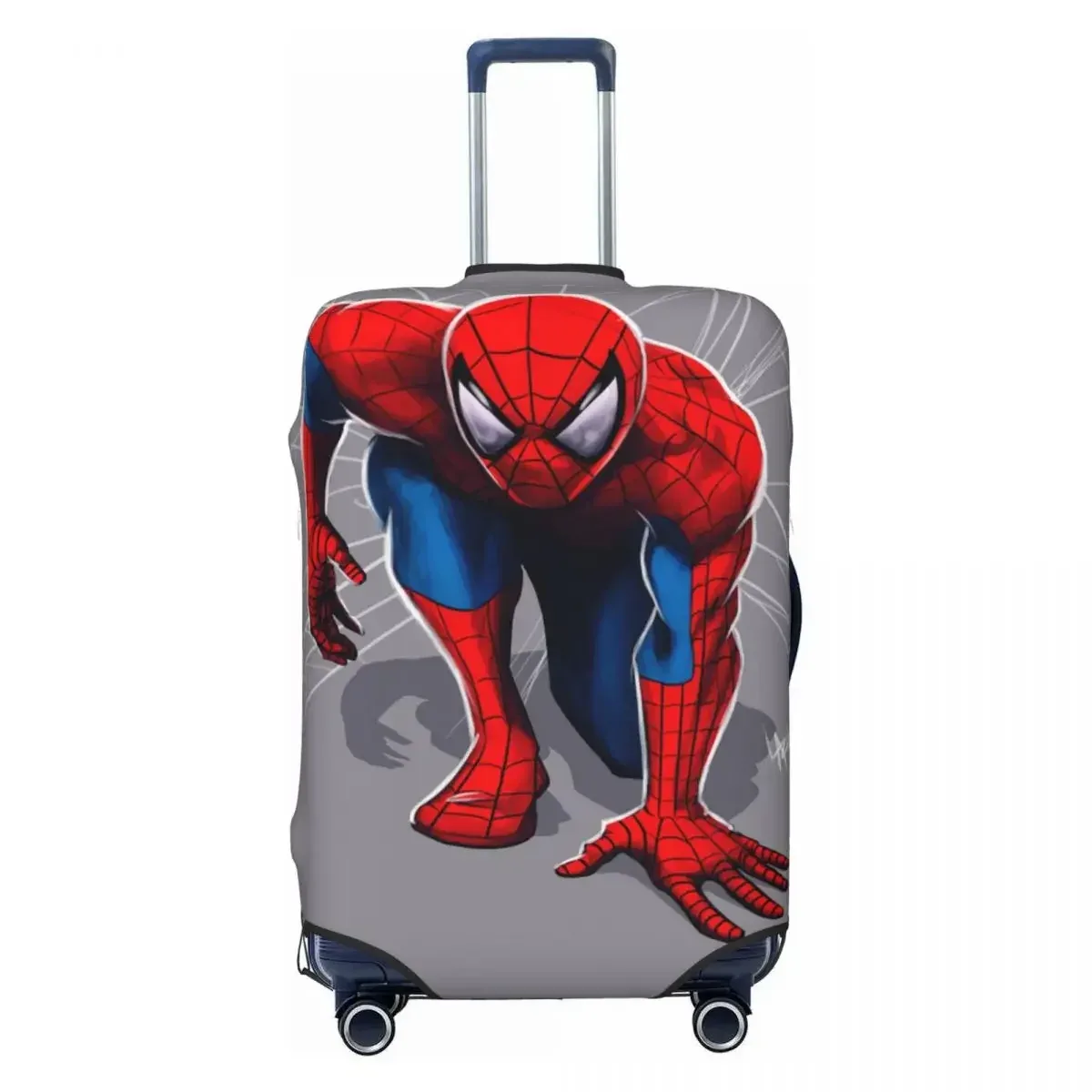 housse de valise élastique au design araignée, adaptée aux bagages de 18 à 32 pouces, anti-rayures, anti-poussière, lavable, accessoire de voyage