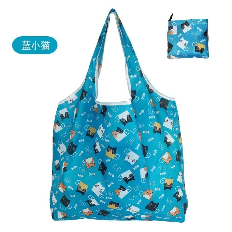 grand sac de courses réutilisable pour femmes, fourre-tout pliable, écologique, réutilisable, pliable, étui d'épicerie, sacs à main, sacs de rangement