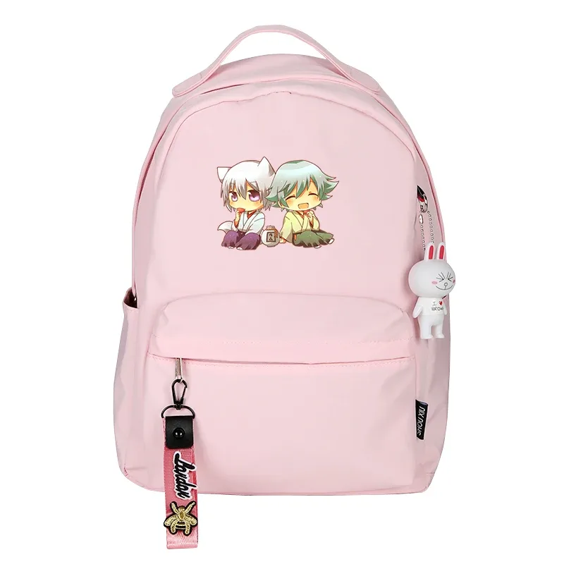 sac à dos rose kamisama kd'appareils pour femme, sac à dos tomoe, sacs d'école harajuku en nylon mignon, sac à dos de voyage pour filles, sac à dos de dessin animé ruzzak
