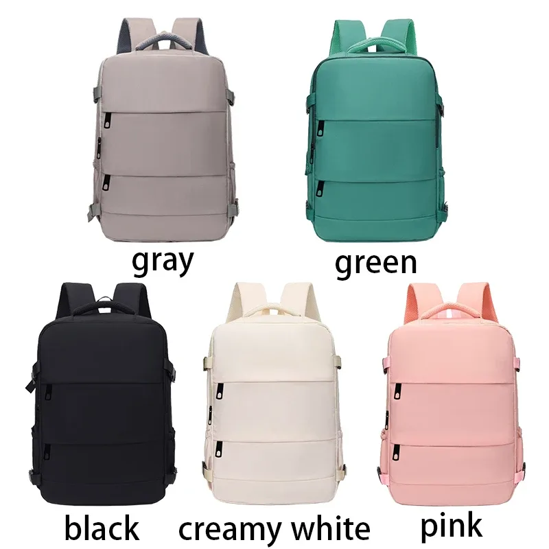 sac à dos pour ordinateur portable résistant à l'eau, polyvalent au quotidien, design unisexe tendance, poches latérales pour bouteille d'eau et petits accessoires