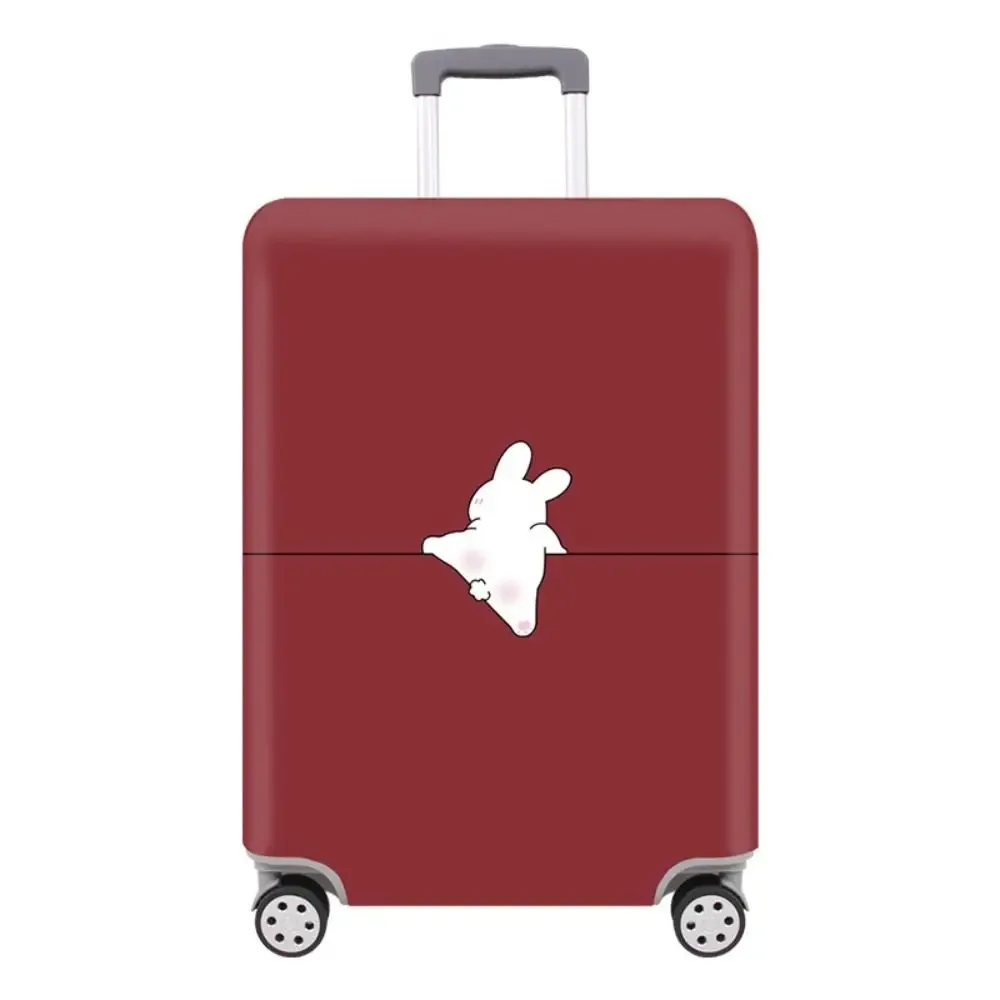 housse de protection anti-rayures pour bagages, anti-poussière, antivol, housse de valise durable avec motif animal mignon, accessoires de voyage