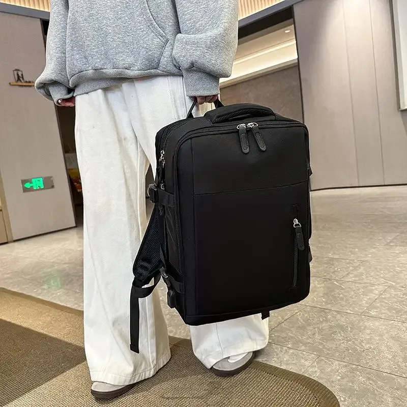 sac à dos de voyage multifonctionnel à grande capacité, extensible, sac d'ordinateur portable pour affaires, bagage