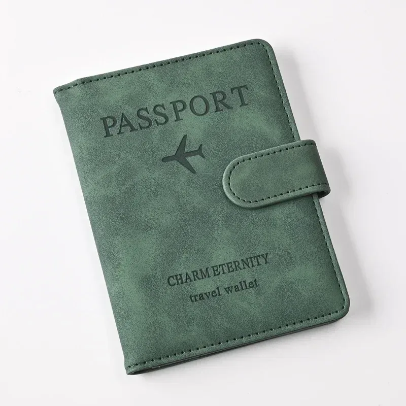 porte-passeport couverture portefeuille en cuir pu voyage étui pour cartes de crédit accessoires de voyage pour femmes hommes étui porte-carte de visite