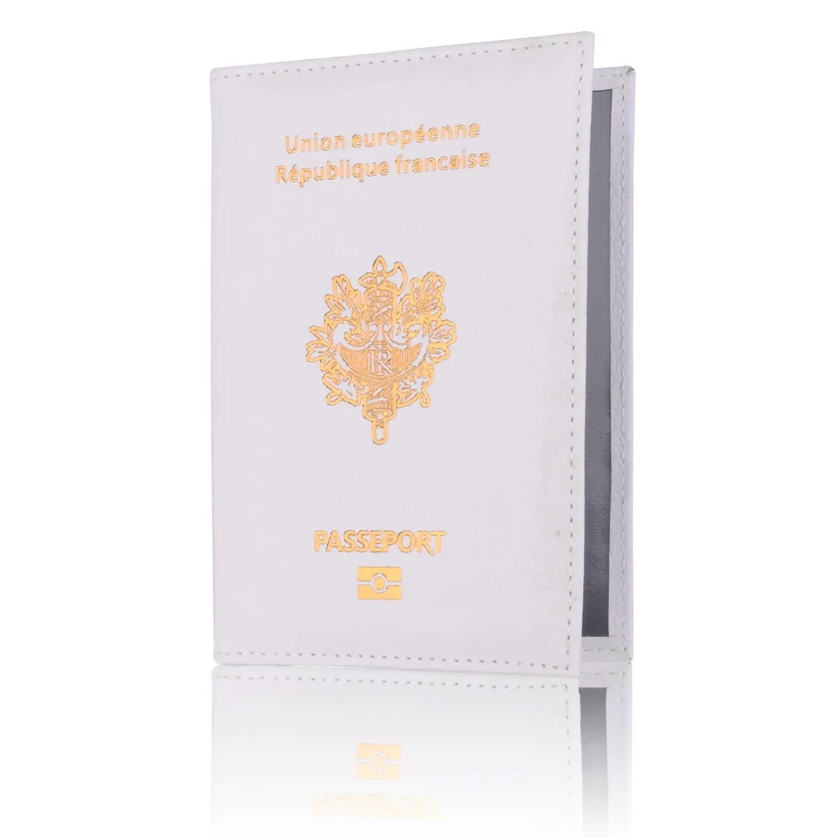 housse de protection pour passeport en pu de haute qualité, porte-cartes bancaires, porte-documents de voyage, mode homme et femme, étui portefeuille pour passeport français